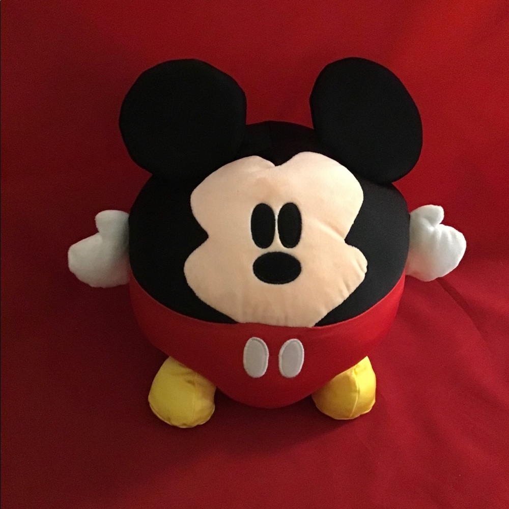 Mickey & Minnie Mouse Bean Bag Pillow Set